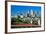 Morning view of Minneapolis, MN skyline-null-Framed Photographic Print