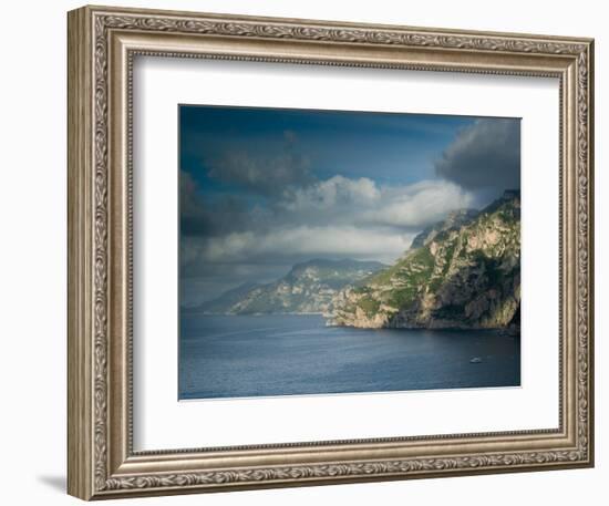 Morning View of the Amalfi Coast, Positano, Campania, Italy-Walter Bibikow-Framed Photographic Print