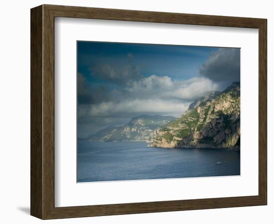 Morning View of the Amalfi Coast, Positano, Campania, Italy-Walter Bibikow-Framed Photographic Print