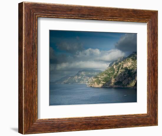 Morning View of the Amalfi Coast, Positano, Campania, Italy-Walter Bibikow-Framed Photographic Print