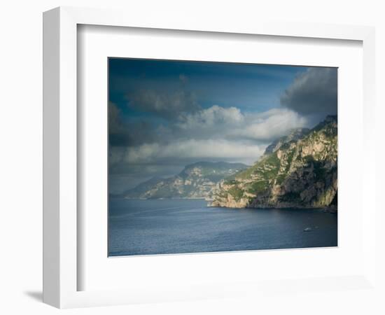 Morning View of the Amalfi Coast, Positano, Campania, Italy-Walter Bibikow-Framed Photographic Print