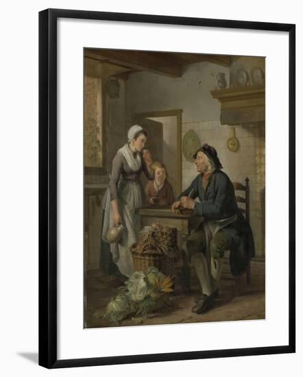 Morning Visit, 1796-Adriaen de Lelie-Framed Giclee Print