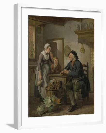 Morning Visit, 1796-Adriaen de Lelie-Framed Giclee Print