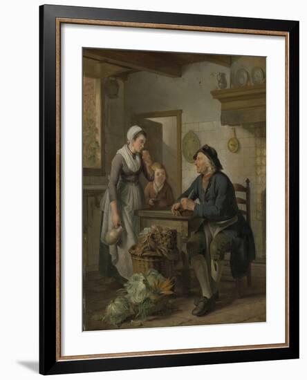Morning Visit, 1796-Adriaen de Lelie-Framed Giclee Print
