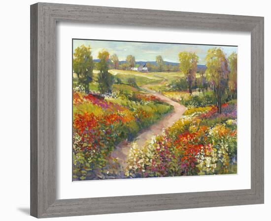 Morning Walk II-Tim O'toole-Framed Art Print