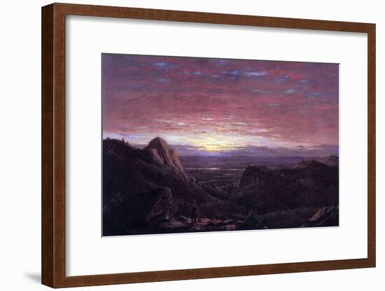 Morning-Frederic Edwin Church-Framed Art Print