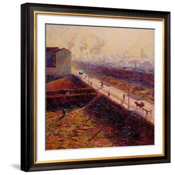 Morning-Umberto Boccioni-Framed Giclee Print