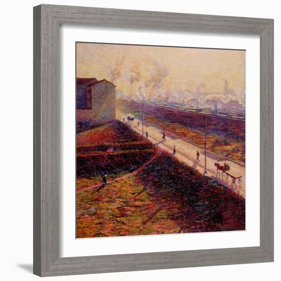 Morning-Umberto Boccioni-Framed Giclee Print