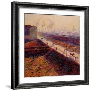 Morning-Umberto Boccioni-Framed Giclee Print
