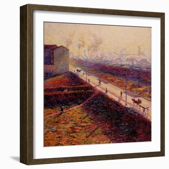 Morning-Umberto Boccioni-Framed Giclee Print