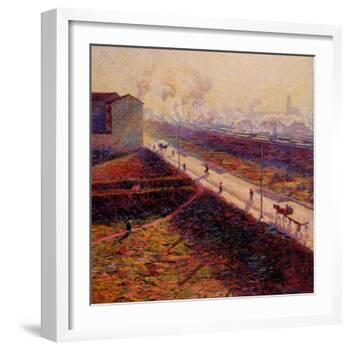 Morning-Umberto Boccioni-Framed Giclee Print
