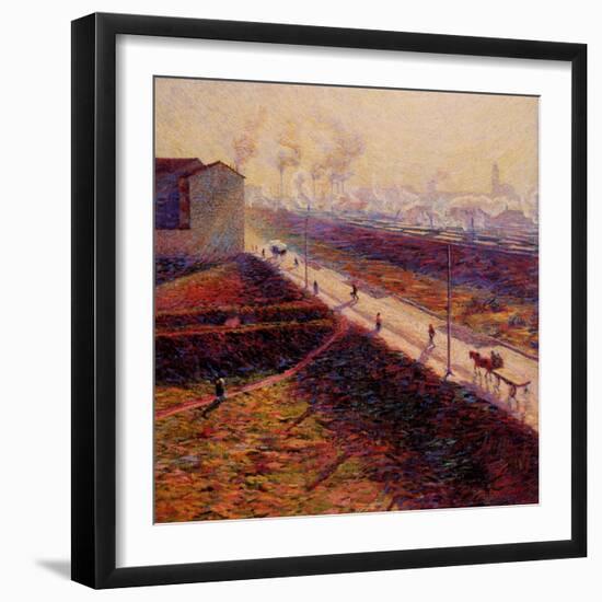 Morning-Umberto Boccioni-Framed Giclee Print