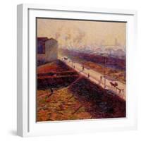 Morning-Umberto Boccioni-Framed Giclee Print