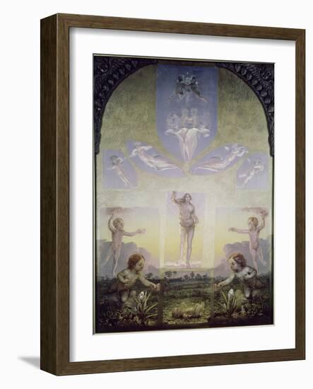 Morning-Philipp Otto Runge-Framed Giclee Print