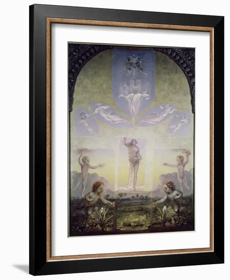 Morning-Philipp Otto Runge-Framed Giclee Print