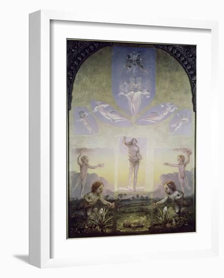 Morning-Philipp Otto Runge-Framed Giclee Print