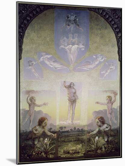 Morning-Philipp Otto Runge-Mounted Giclee Print