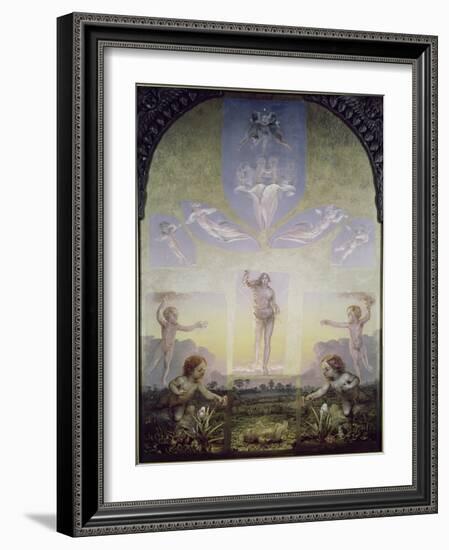 Morning-Philipp Otto Runge-Framed Giclee Print