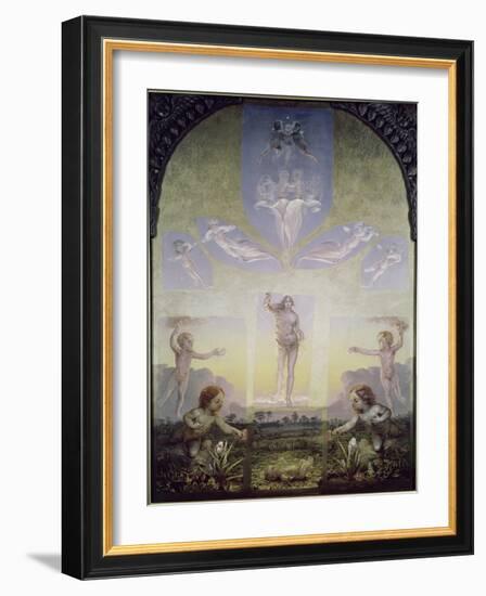 Morning-Philipp Otto Runge-Framed Giclee Print