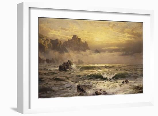 Mornings Mist, Guernsey-William Trost Richards-Framed Giclee Print