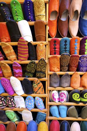 Moroccan Babouche Slippers, Medina, Fez, Morocco, North Africa'  Photographic Print - Neil Farrin | Art.com