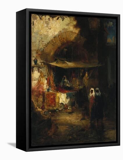 Moroccan Bazaar-Thomas Moran-Framed Premier Image Canvas