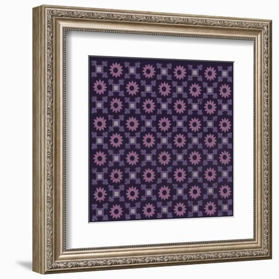 Moroccan Daisy (Purple)-Susan Clickner-Framed Giclee Print