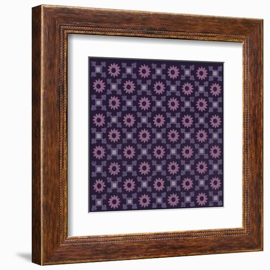 Moroccan Daisy (Purple)-Susan Clickner-Framed Giclee Print