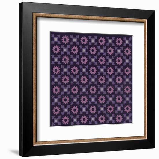 Moroccan Daisy (Purple)-Susan Clickner-Framed Giclee Print