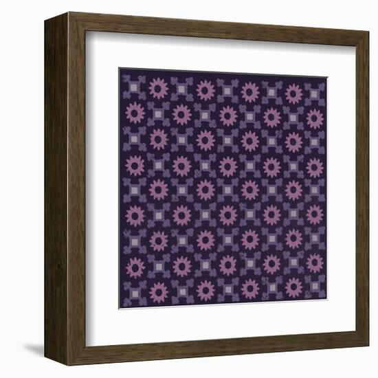 Moroccan Daisy (Purple)-Susan Clickner-Framed Giclee Print