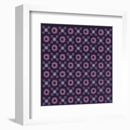 Moroccan Daisy (Purple)-Susan Clickner-Framed Giclee Print