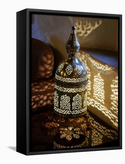 Moroccan Lantern, Morocco, North Africa, Africa-Thouvenin Guy-Framed Premier Image Canvas