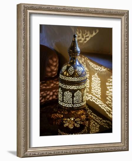 Moroccan Lantern, Morocco, North Africa, Africa-Thouvenin Guy-Framed Photographic Print