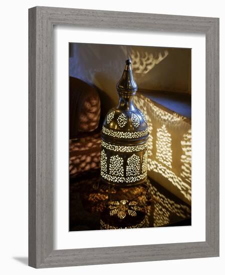 Moroccan Lantern, Morocco, North Africa, Africa-Thouvenin Guy-Framed Photographic Print