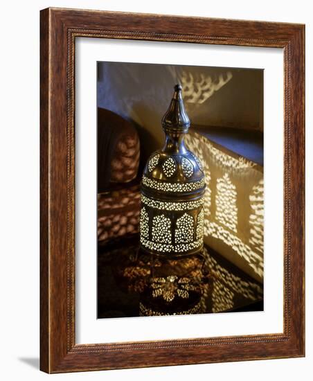 Moroccan Lantern, Morocco, North Africa, Africa-Thouvenin Guy-Framed Photographic Print