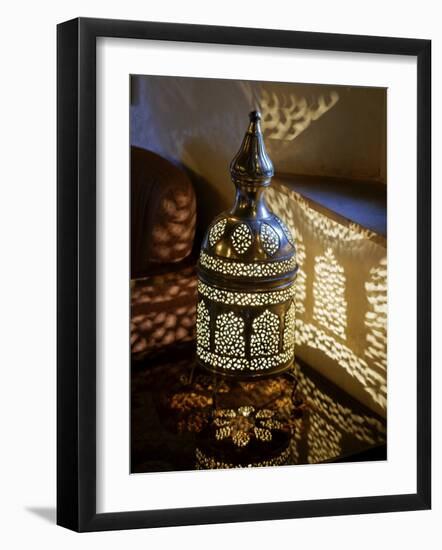 Moroccan Lantern, Morocco, North Africa, Africa-Thouvenin Guy-Framed Photographic Print