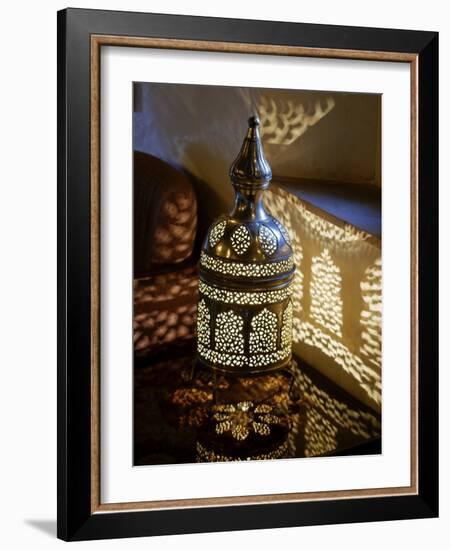 Moroccan Lantern, Morocco, North Africa, Africa-Thouvenin Guy-Framed Photographic Print