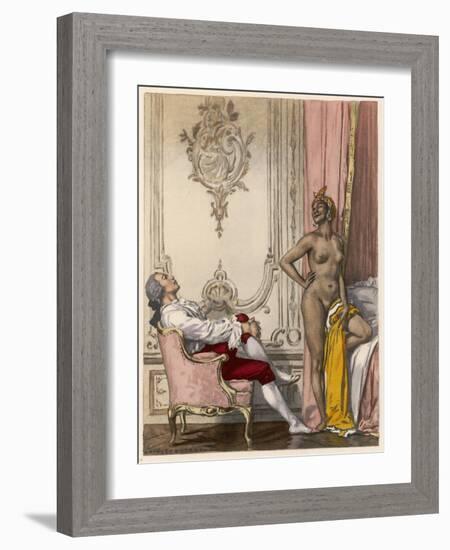 Moroccan Mistress-Auguste Leroux-Framed Photographic Print