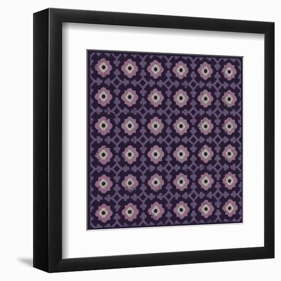 Moroccan Pawn Flower (Purple)-Susan Clickner-Framed Giclee Print