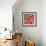 Moroccan Red V-Daphne Brissonnet-Framed Art Print displayed on a wall