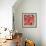 Moroccan Red V-Daphne Brissonnet-Framed Art Print displayed on a wall