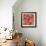 Moroccan Red V-Daphne Brissonnet-Framed Art Print displayed on a wall