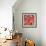 Moroccan Red V-Daphne Brissonnet-Framed Art Print displayed on a wall