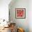 Moroccan Red V-Daphne Brissonnet-Framed Art Print displayed on a wall