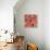 Moroccan Red V-Daphne Brissonnet-Framed Stretched Canvas displayed on a wall