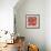 Moroccan Red V-Daphne Brissonnet-Framed Art Print displayed on a wall