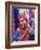 Moroccan Souvenir Seller, Ait Benhaddou, South of the High Atlas, Morocco-Walter Bibikow-Framed Photographic Print