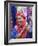 Moroccan Souvenir Seller, Ait Benhaddou, South of the High Atlas, Morocco-Walter Bibikow-Framed Photographic Print