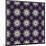 Moroccan Star Flower (Purple)-Susan Clickner-Mounted Giclee Print