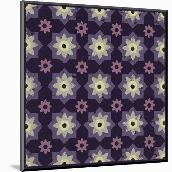 Moroccan Star Flower (Purple)-Susan Clickner-Mounted Giclee Print